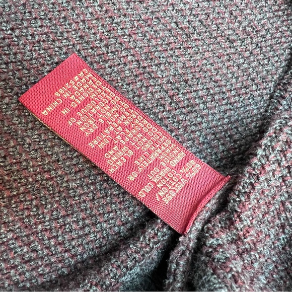 3 Stones Burgundy Long Sleeve Textured Knit Cowl Neck Sweater Size S - Picture 10 of 10